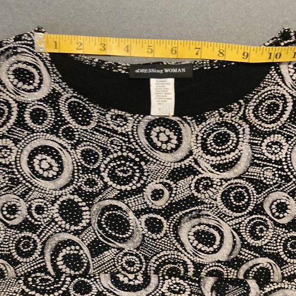 a DRESSing WOMAN 2 piece open 3/4 sleeves with sleeveless inner blouse Size 2X - Picture 11 of 11